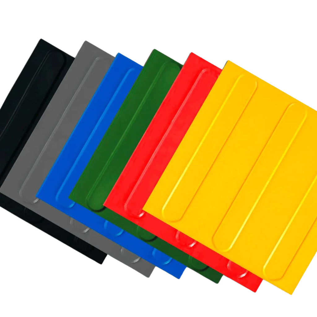 Imagem Piso Tátil Direcional PVC várias cores