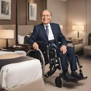 Imagem de idoso de cadeiras de rodas